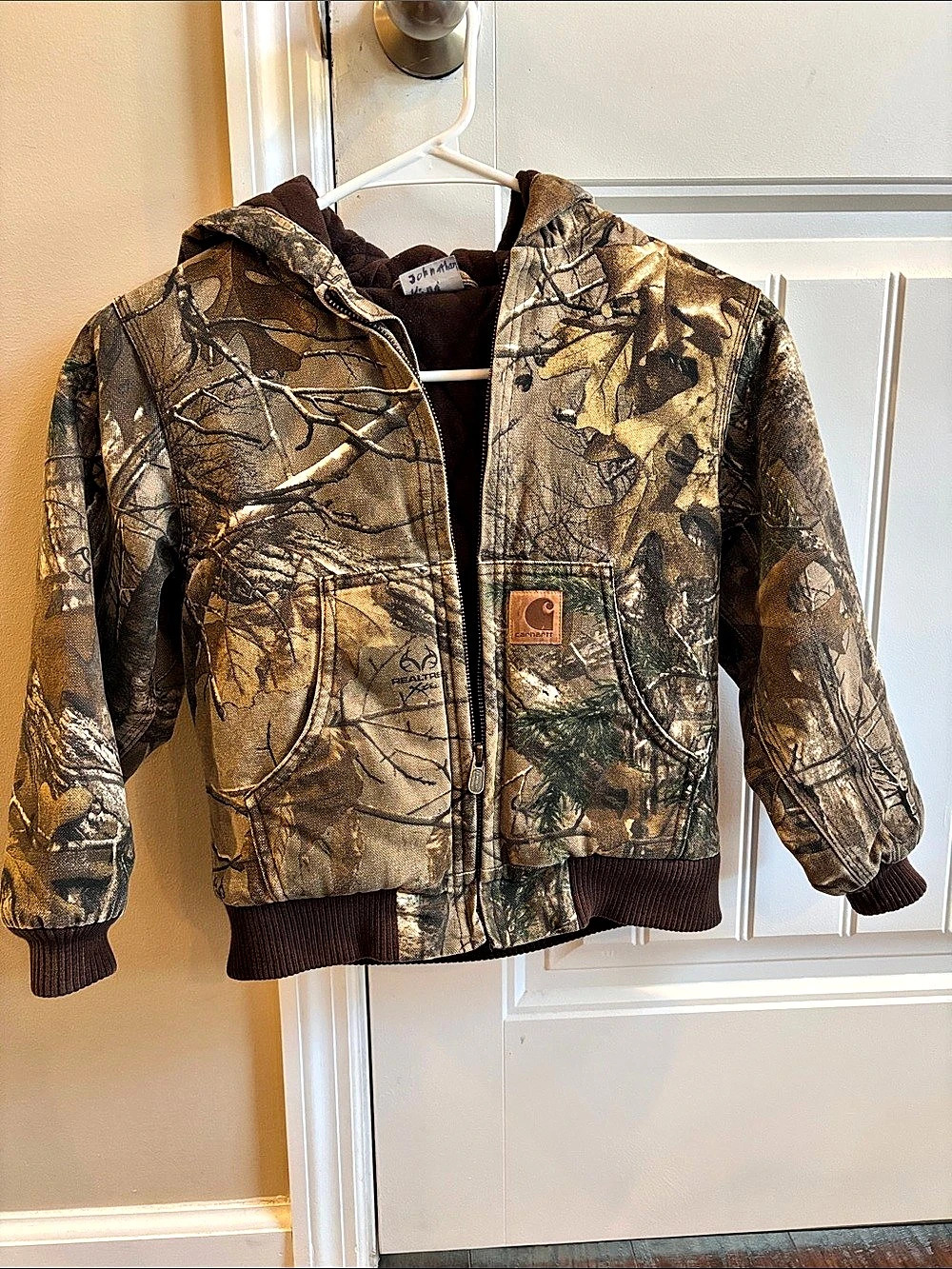 Carhartt Realtree Xtra Camo Quilt-Lined Active Jacket Boys XS (6)
